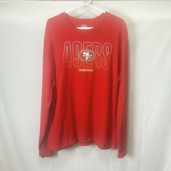 47 Other - SF San Francisco 49ERS Unisex XL Football Long Sleeve Red‎ T-Shirt